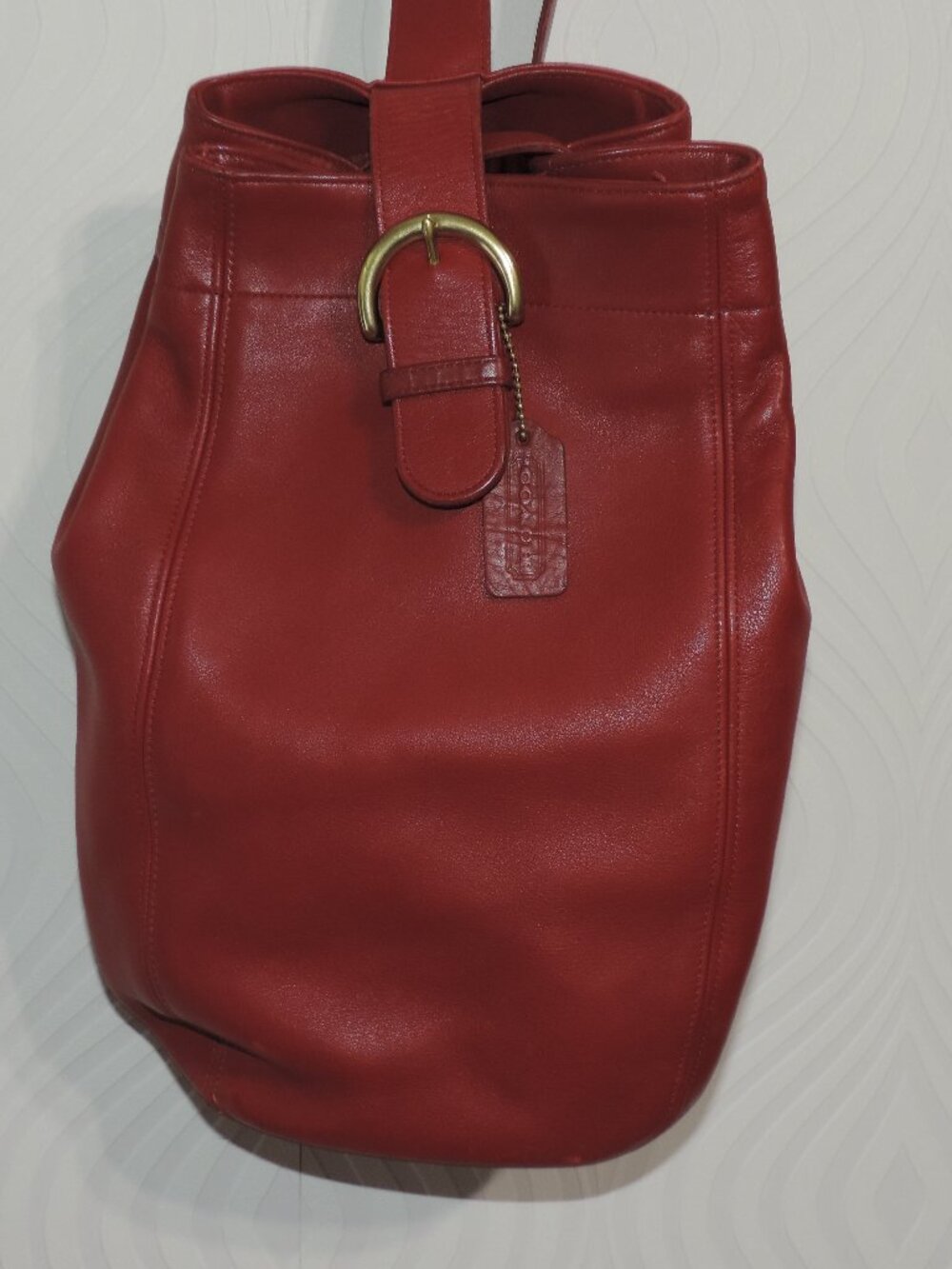 COACH Soho Sling #4160 Red Leather 1996